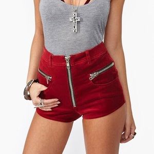 Red unif shorts